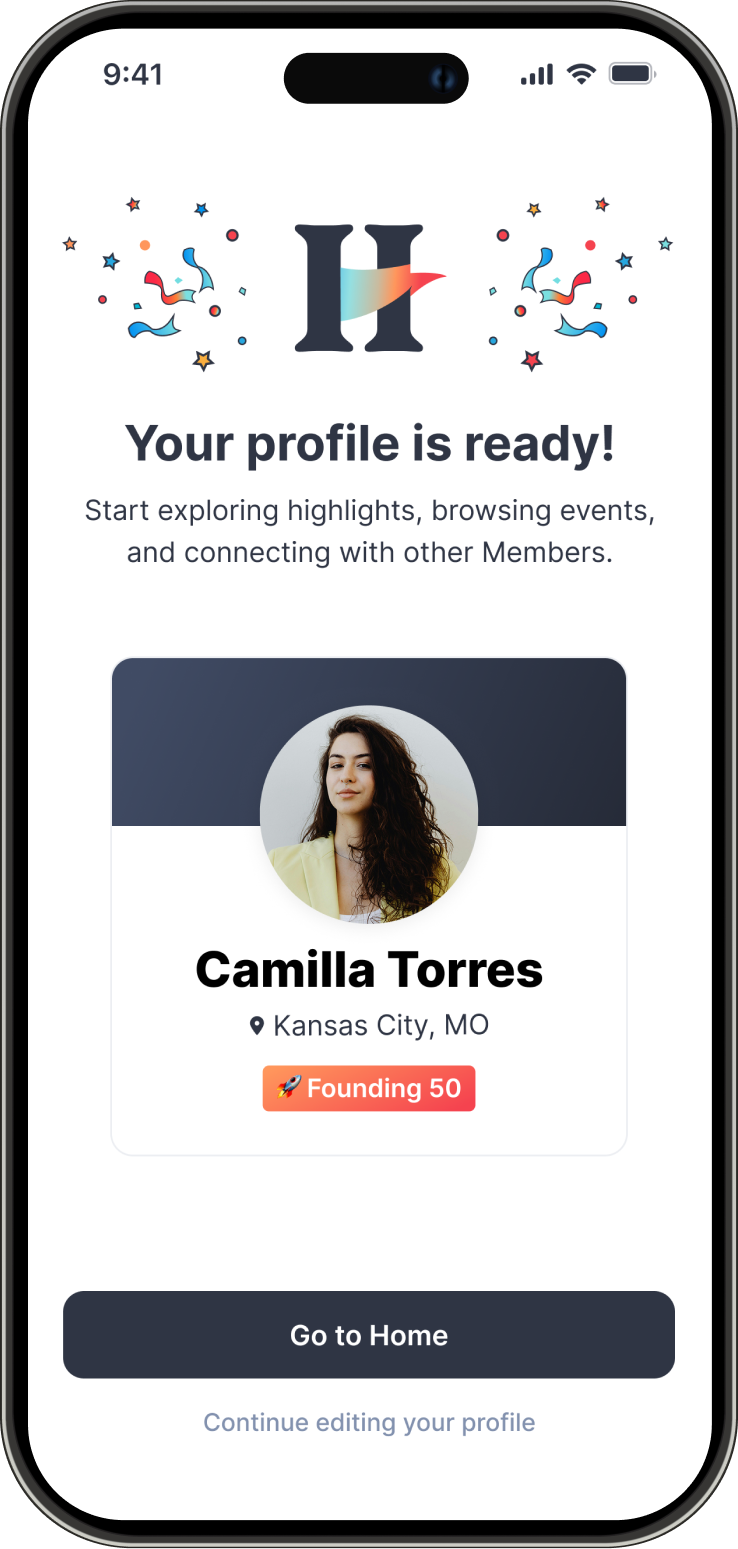 account screen