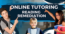 Online reading remediation lessons with a private tutor