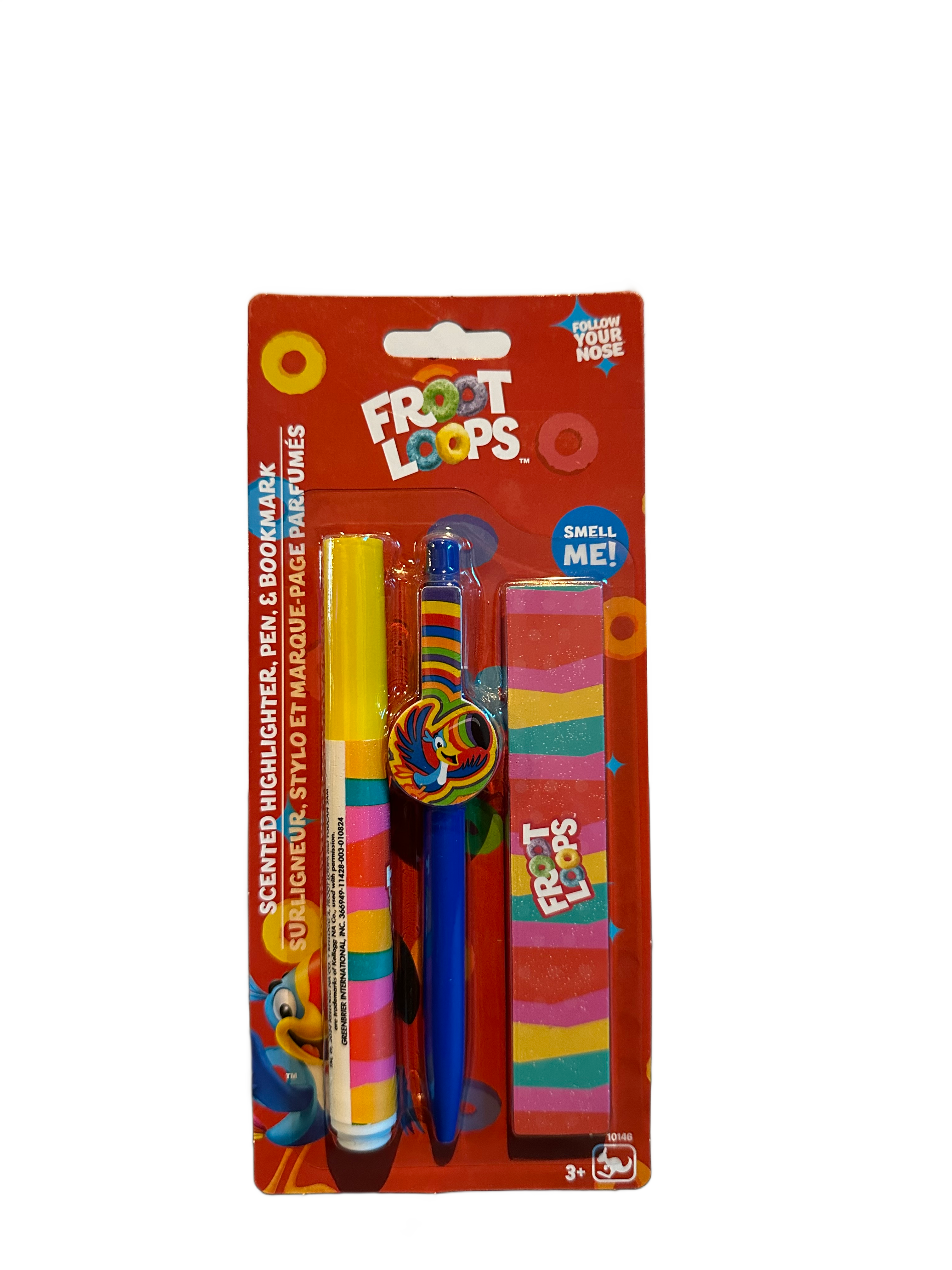 FROOT LOOPS SCENTED LOT CEREAL SCENTED HIGHLIGHTER PEN BOOK MARK SET