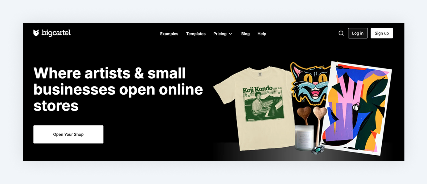 big cartel shopify alternative