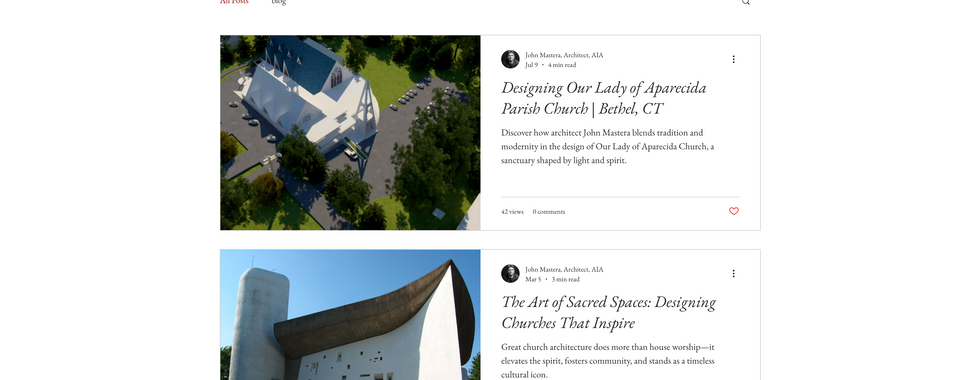 blog for architects