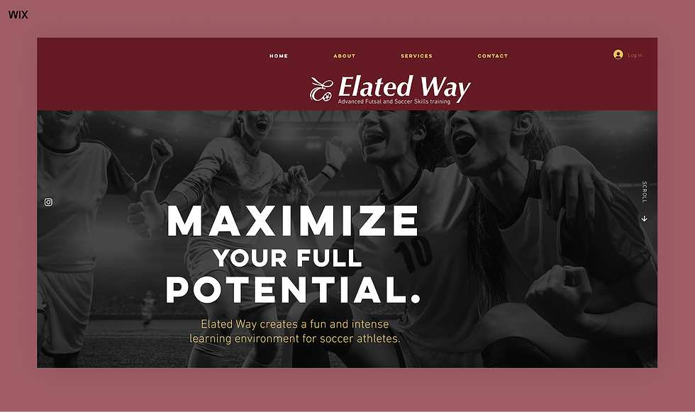 Elated Way homepage