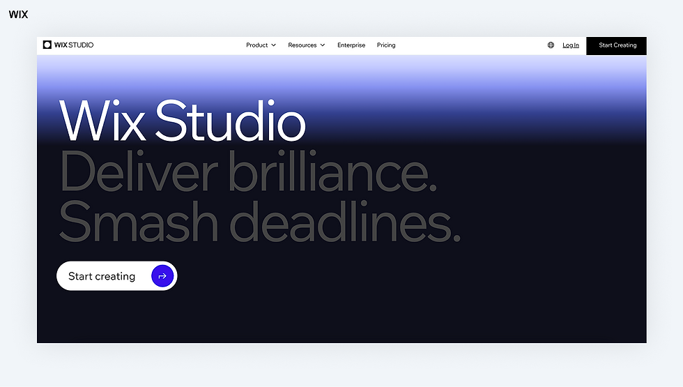 wix studio best website builder