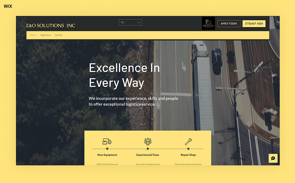 E&O Solutions Inc. transportation website