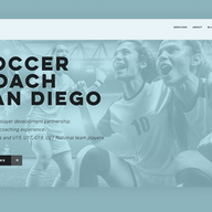 soccer coach website built on wix