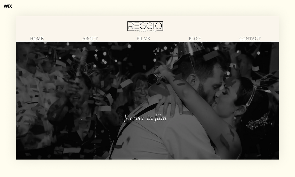 Reggio Productions videographer portfolio