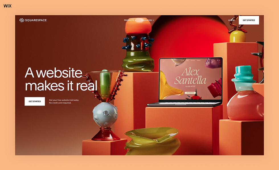 squarespace no code website builder