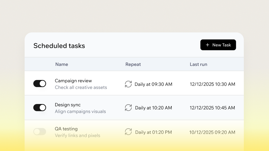 scheduled tasks