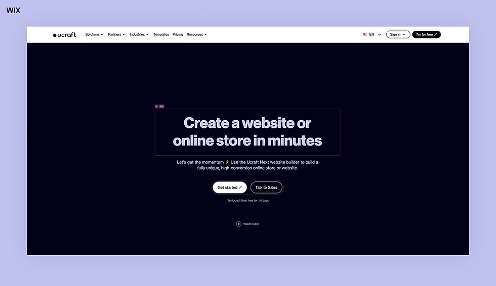 ucraft best website builders for agencies