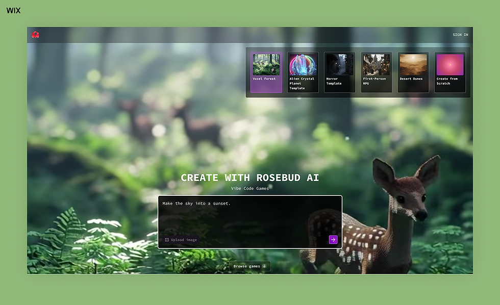 rosebud ai best vibe coding tools