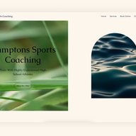 coaching website built on wix