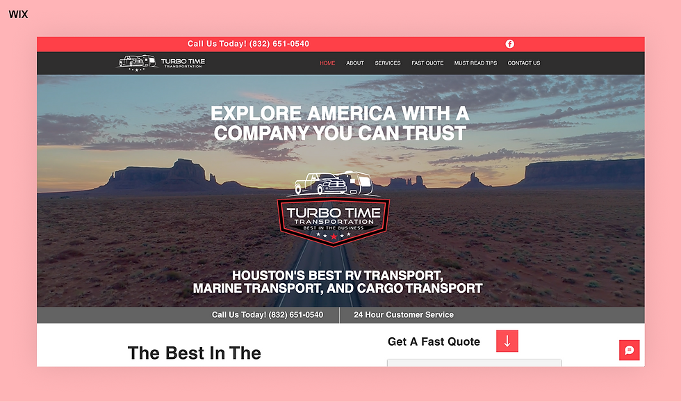 turbo time transporation website