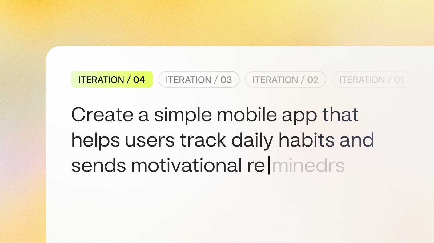 Some of the best prompts for app building