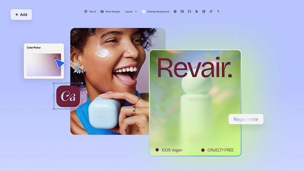 create a website with Wix harmony