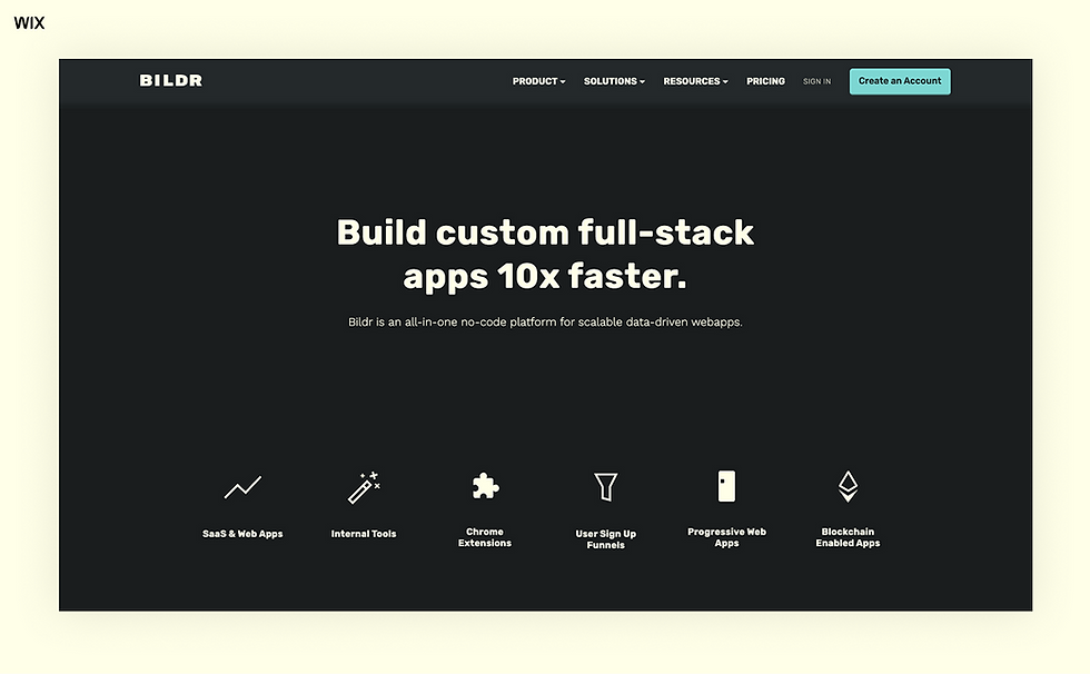 bildr website builder