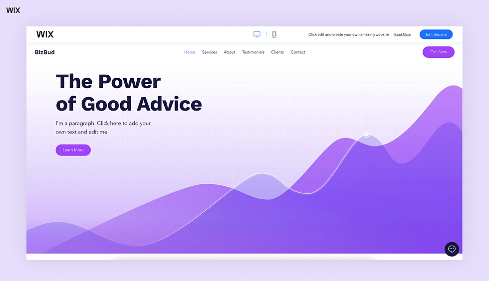 business consulting website template