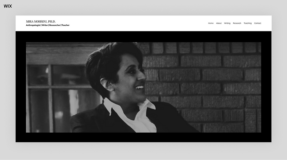 Mira Mohsini teaching website