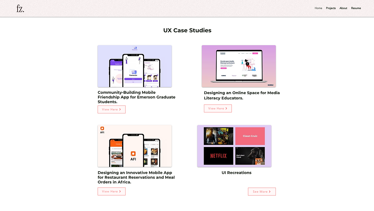 more case studie for ux portfolios