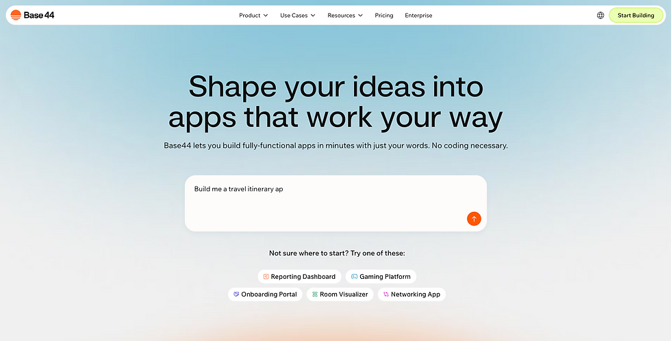 base44 best ai app builders