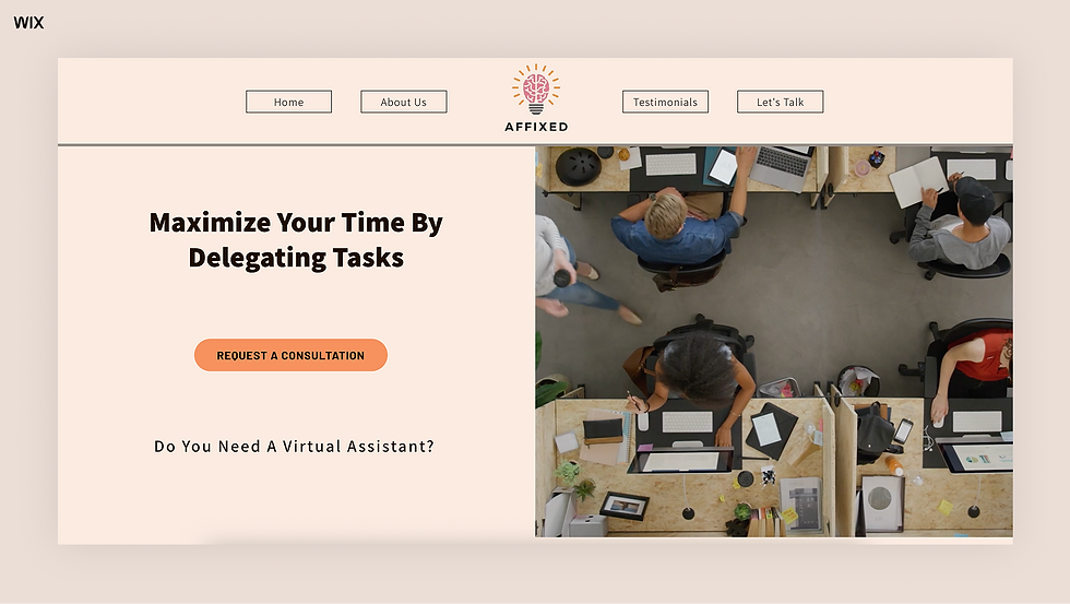 affixed virtual assistant website