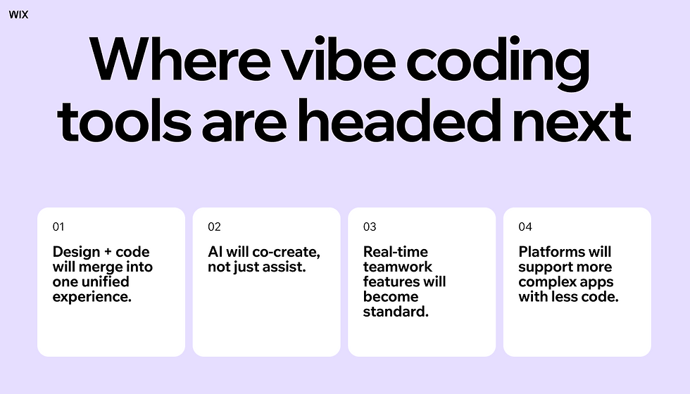 where vibe coding tools are headed next infographic