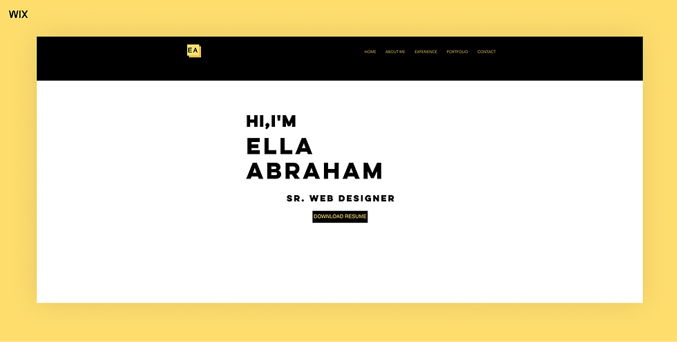 Ella Abraham web developer