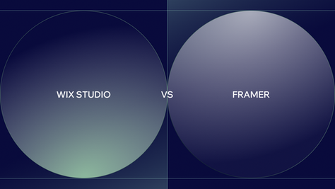 wix studio vs. framer