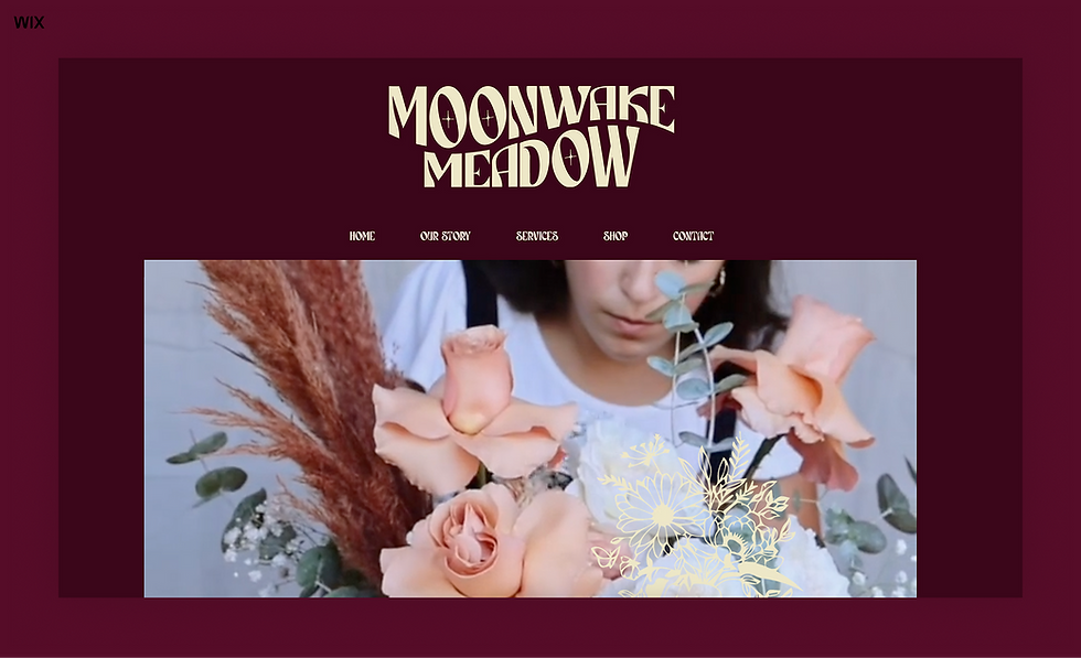 moonwake meadow wix ai portfolio