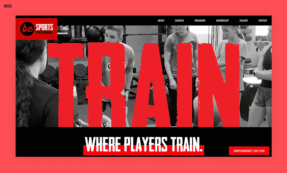 be sports performance homepage