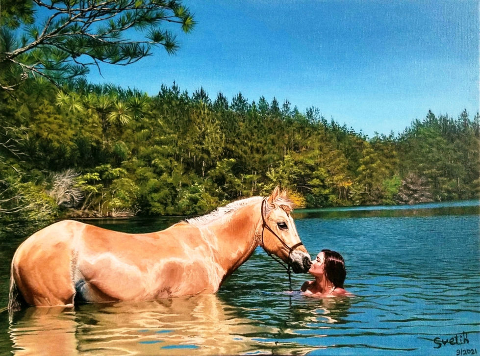 "Soul"
16"x 24" acrylics on canvas