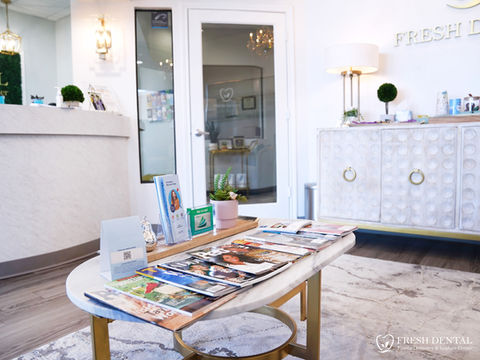 Fresh Dental Family Emergency Dentistry & Implant Center in Dallas, TX 75248 - Dental Implant, Cosmetic Dentistry, Family Dentistry, Emergency Dental Care, Teeth Whitening, Dental Checkups, Dental Cleaning, Fluoride Treatments, Dental Sealants, Oral Cancer Screening, Gum Disease Prevention, Invisalign, Clear Aligner, Porcelain Veneers, Smile makeover, Tooth fillings, Cosmetic Bonding, Dental Crown, Dental Bridges, Wisdom Tooth Extractions, Root Canal Therapy