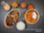 돼지갈비정식 SET MENU WITH MARINATED PORK RIBS