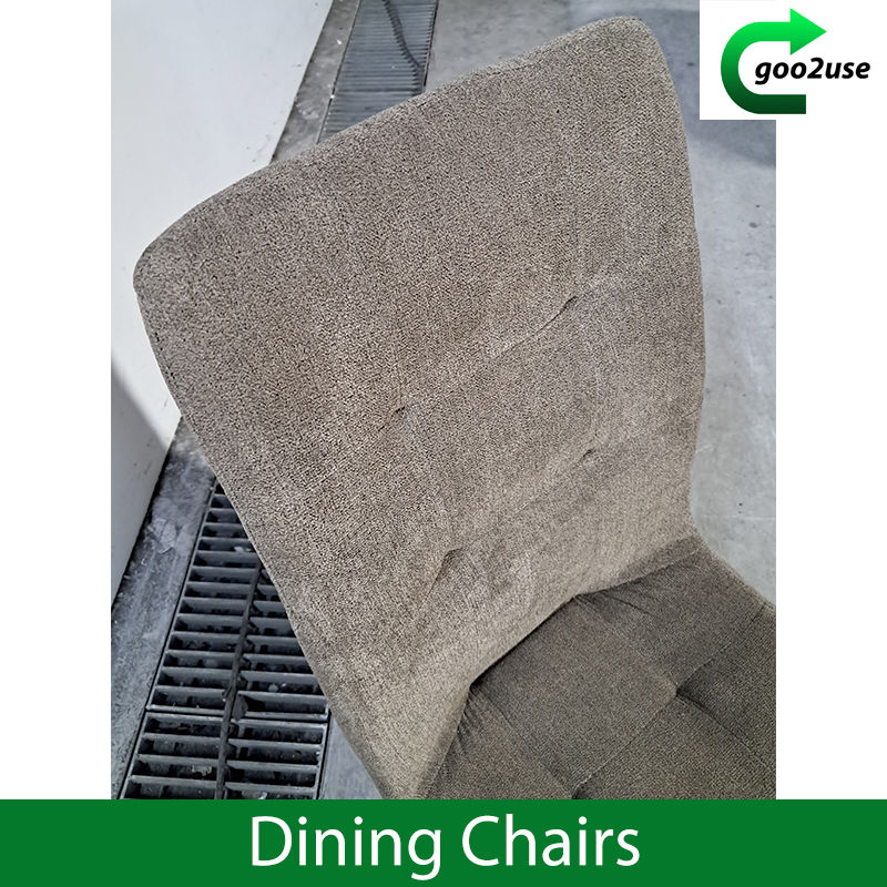 Thumbnail: Fabric Brown Cushion Dining Chair