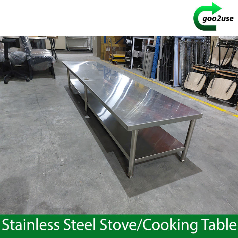 Thumbnail: Stainless Steel Stove Cooking Desk Low Table