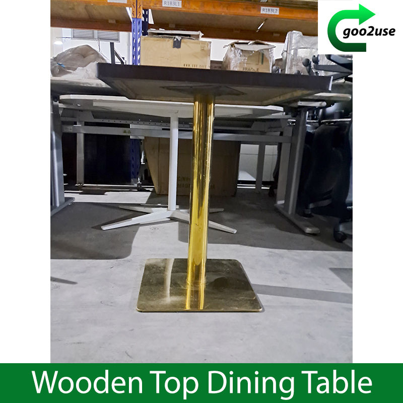 Thumbnail: Used Wooden Table Top Small Dining Table