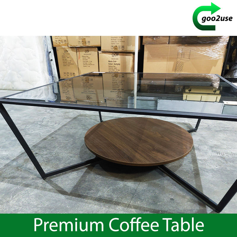 Thumbnail: Premium Glass Top Coffee Table