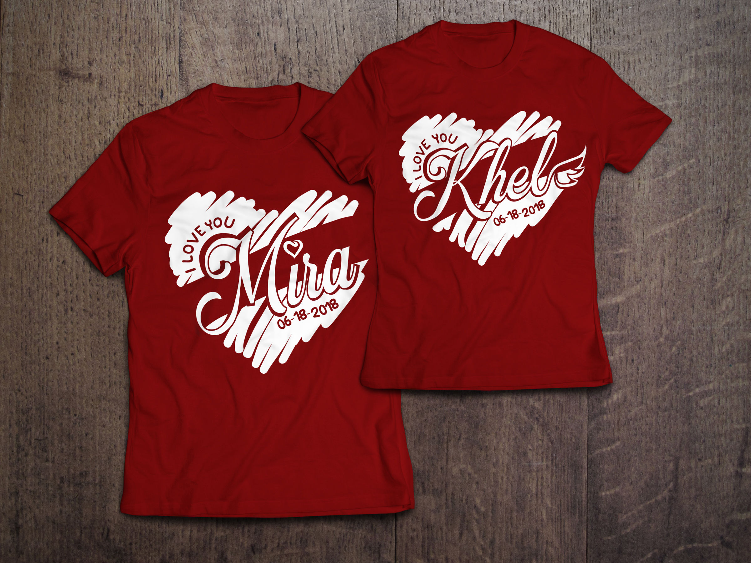 Couple Shirt Design