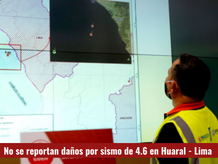 Indeci: No se han reportado daños tras sismo 4.6 en Lima