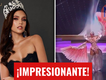 Miss Universo 2021: Janick Maceta desfila en traje típico
