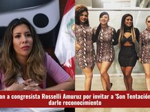 Critican a congresista Rosselli Amuruz por invitar a 'Son Tentación' para darle reconocimiento