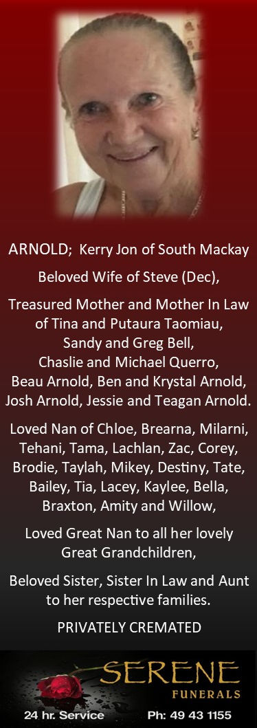 Mrs. Kerry Arnold Death Notice .jpg