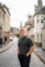man looking at camera