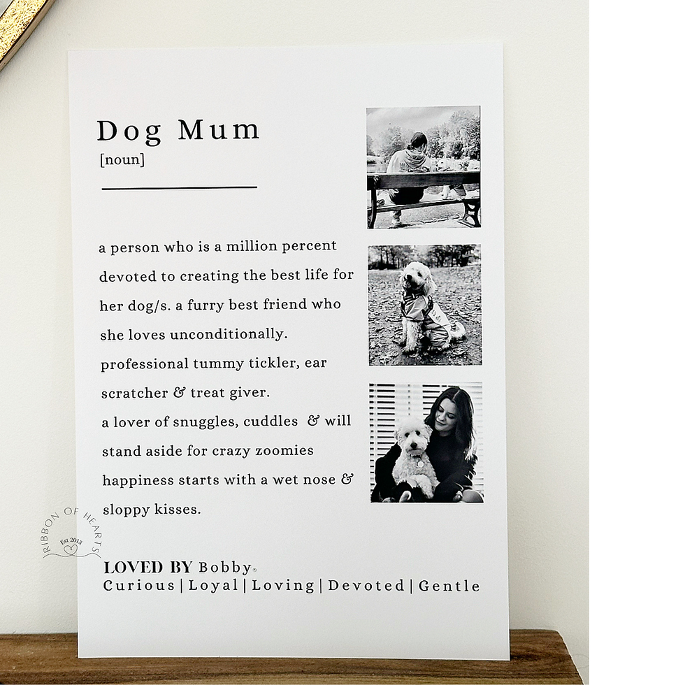 Thumbnail: Personalised Dog Mum/Dad/Pawrents A4 Print