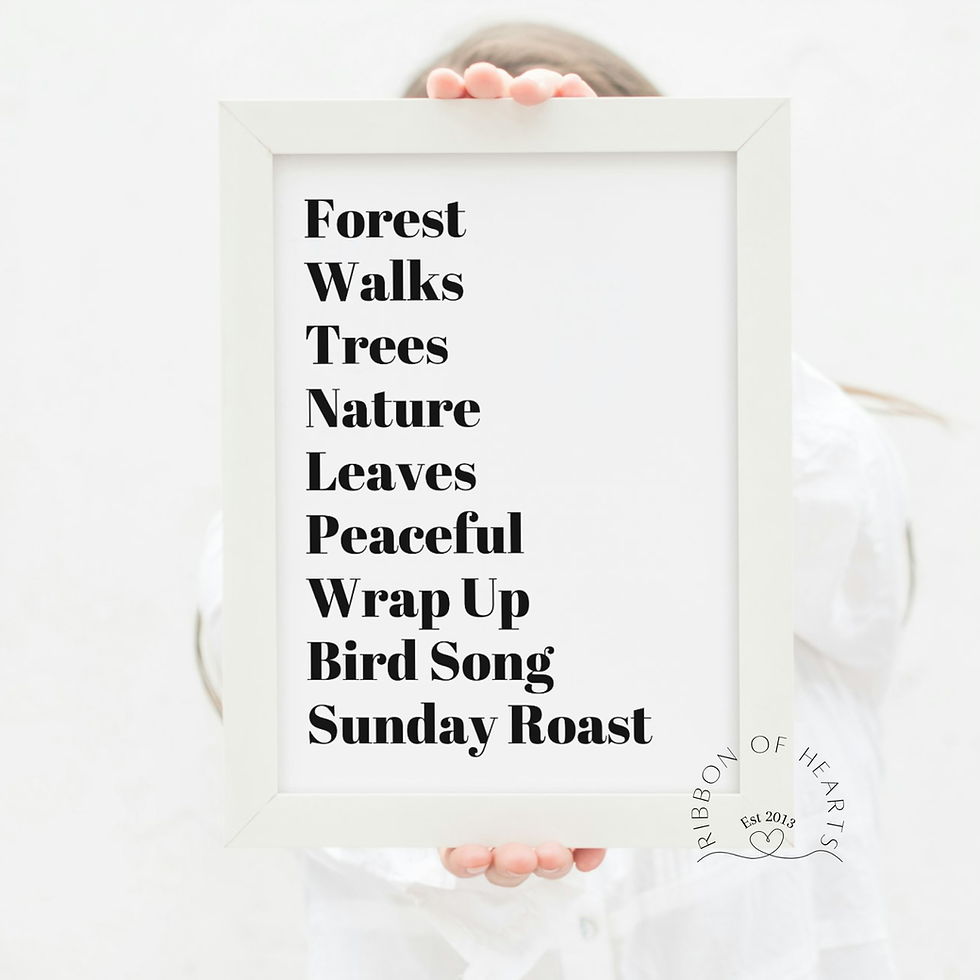 Thumbnail: Favourite Things A4 Print 