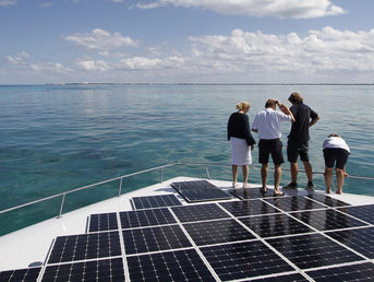 These solar sails are powering a cruise ship