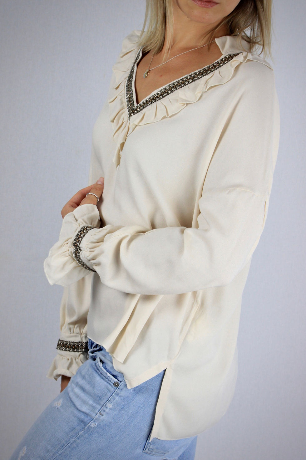 Miniaturbild: Bluse TRIZIA.CL Beige