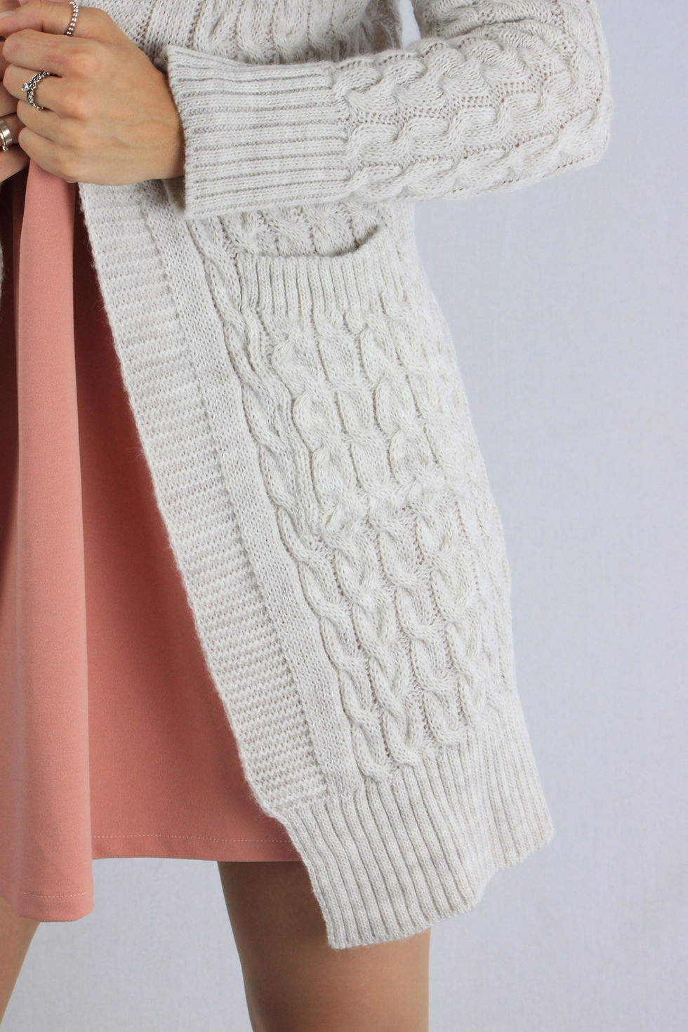 Miniaturbild: Strickjacke Zopf