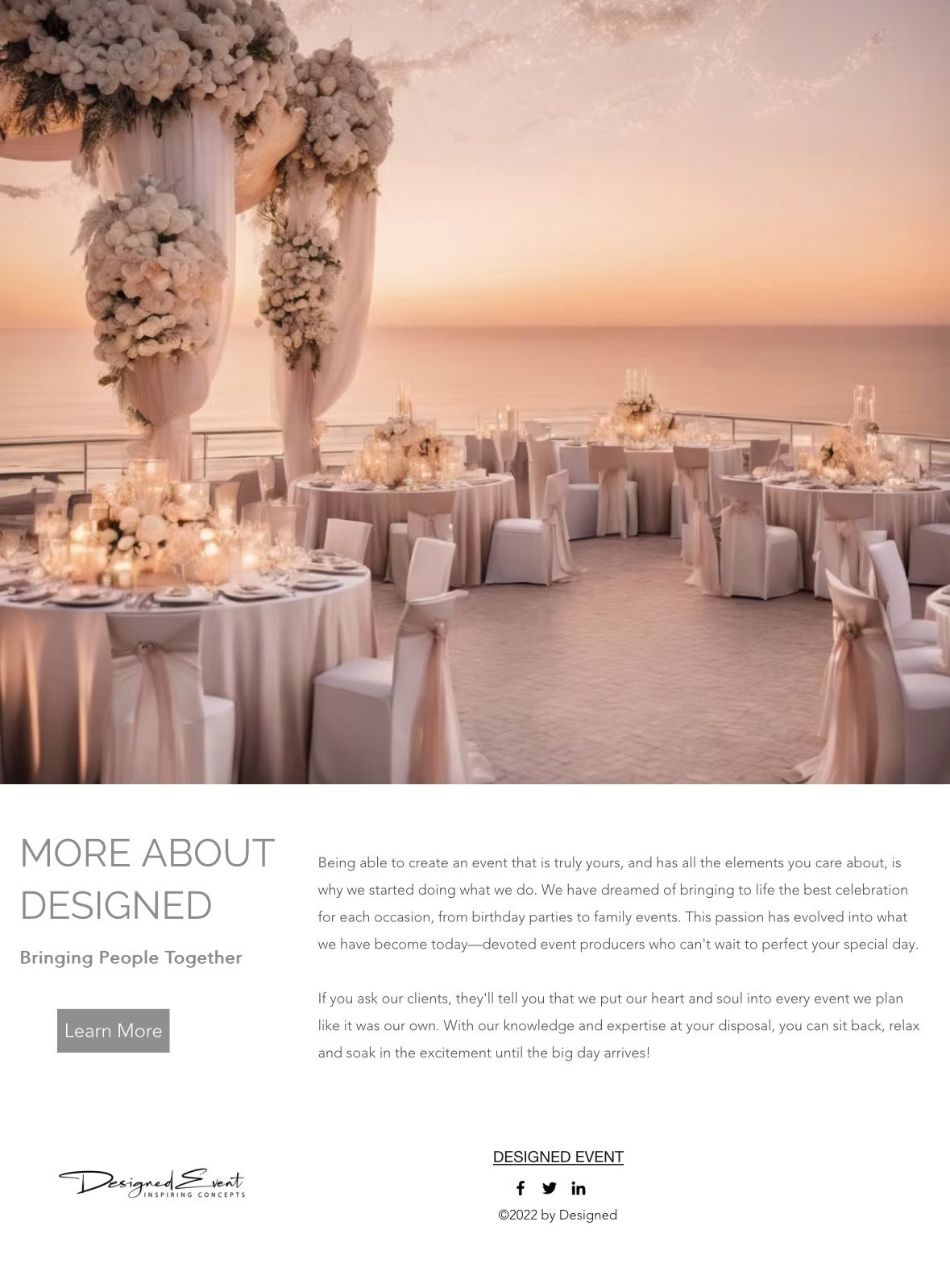 Writer: Designed Event
