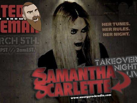 Samantha Scarlette on Energy Rock Radio's Rated Ryeman Show