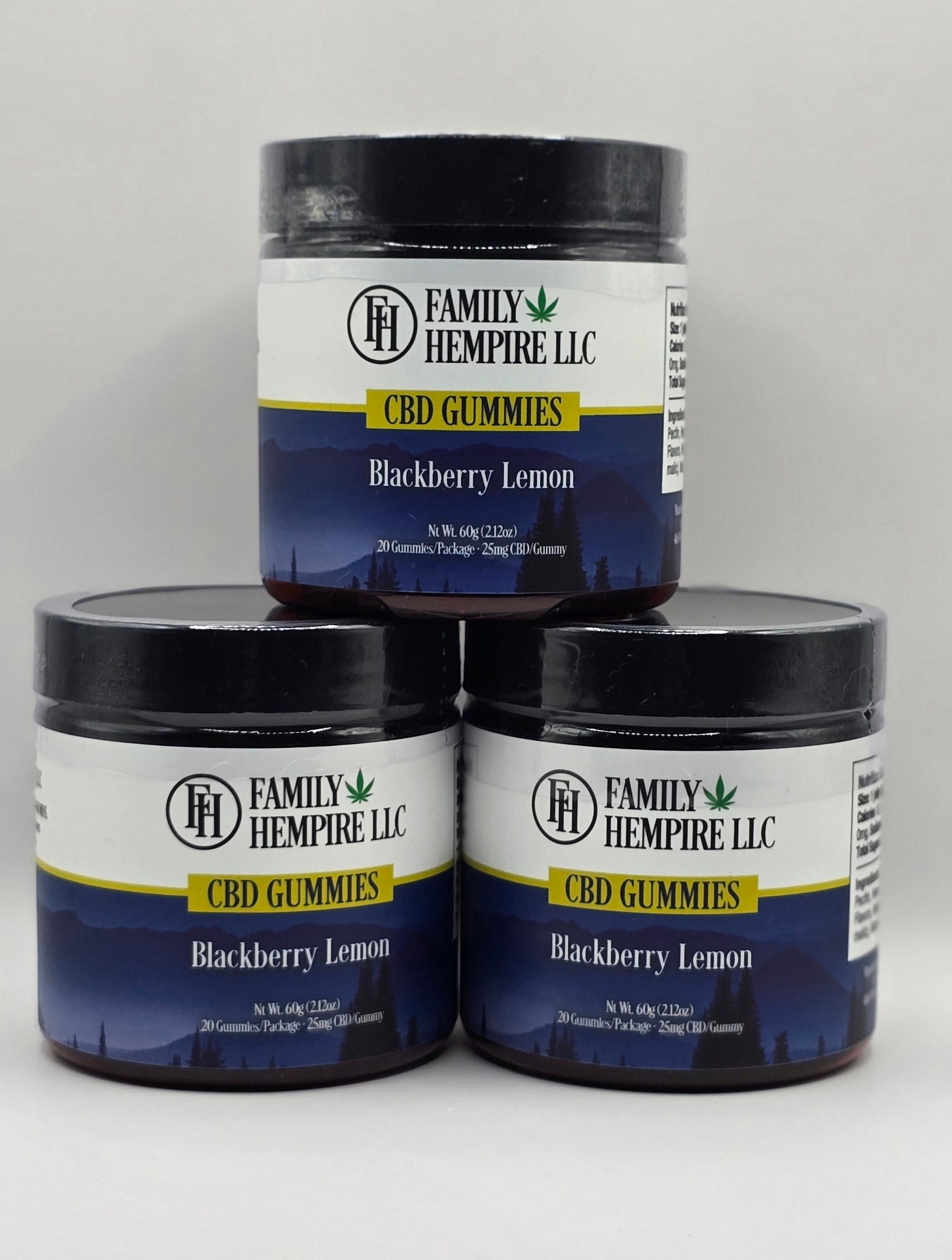 Blackberry Lemon CBD GUMMIES 